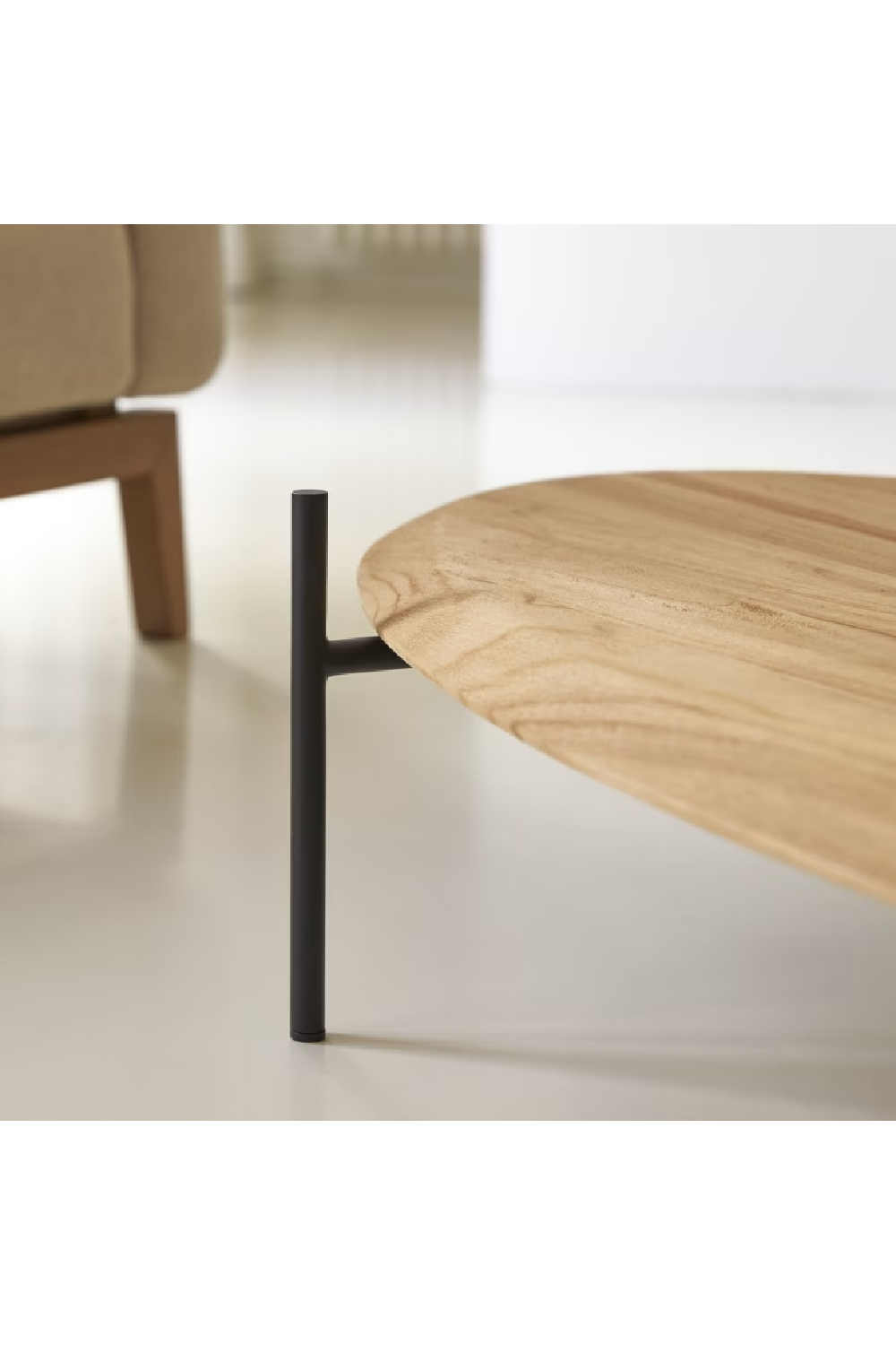 Modern Teak Coffee Table | Tikamoon Honorine | Woodfurniture.com