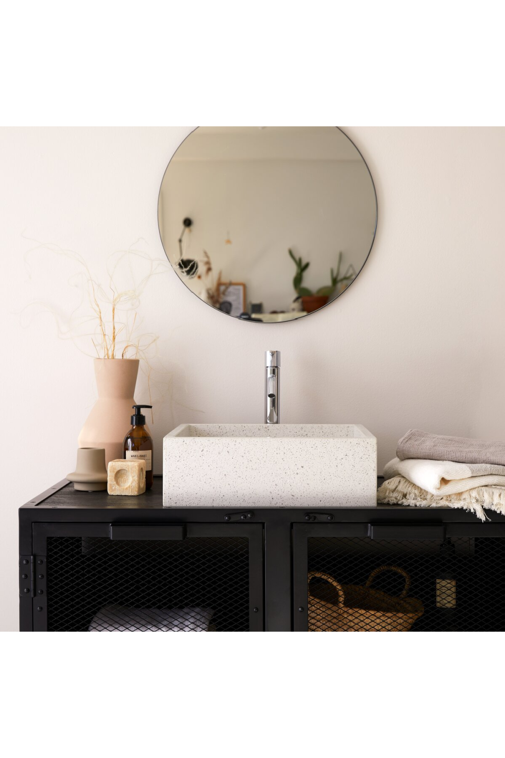 Terrazzo Modern Bathroom Sink | Tikamoon Made | Woodfurniture.com