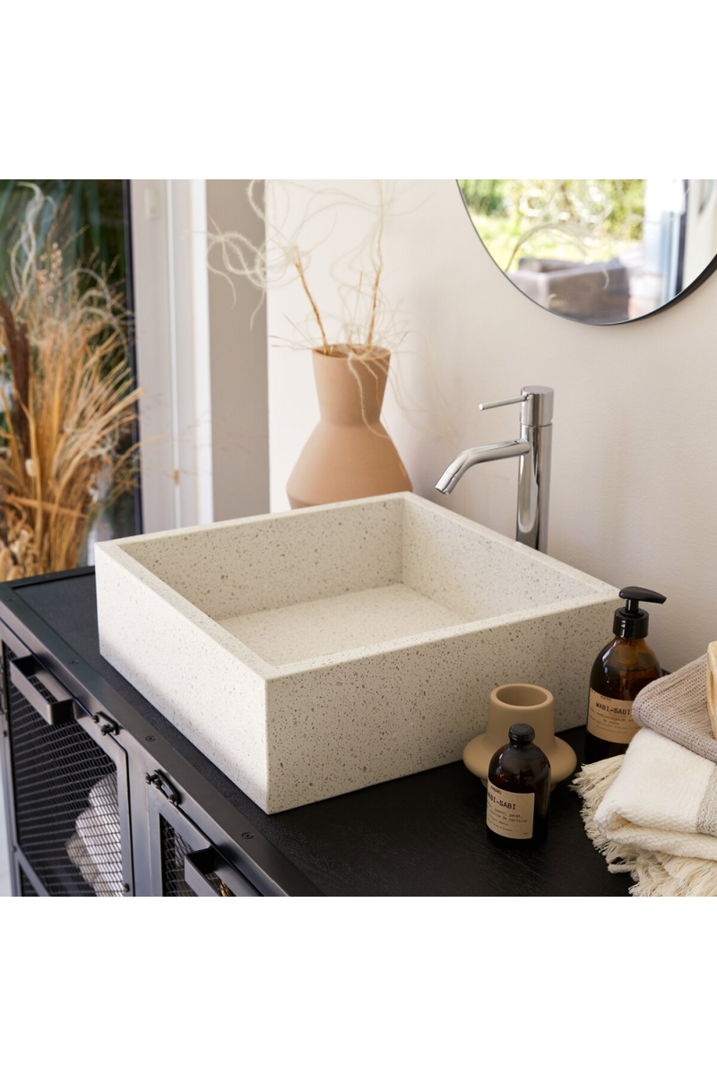 Terrazzo Modern Bathroom Sink | Tikamoon Made | Woodfurniture.com
