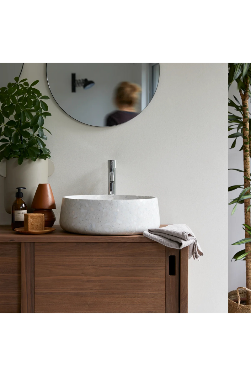 Stone Modern Bathroom Sink | Tikamoon Milos | Woodfurniture.com