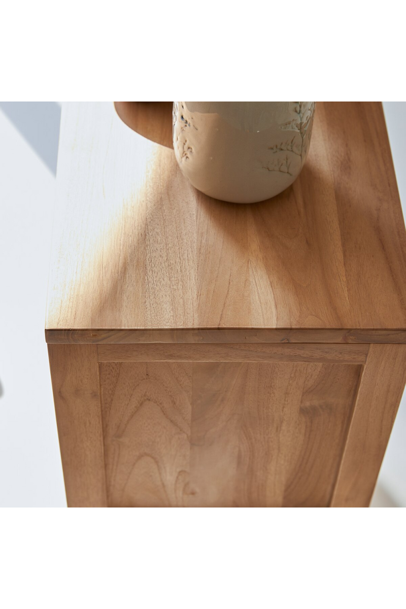 Teak Minimalist Console Table | Tikamoon Coffee Tek Triti | Woodfurniture.com
