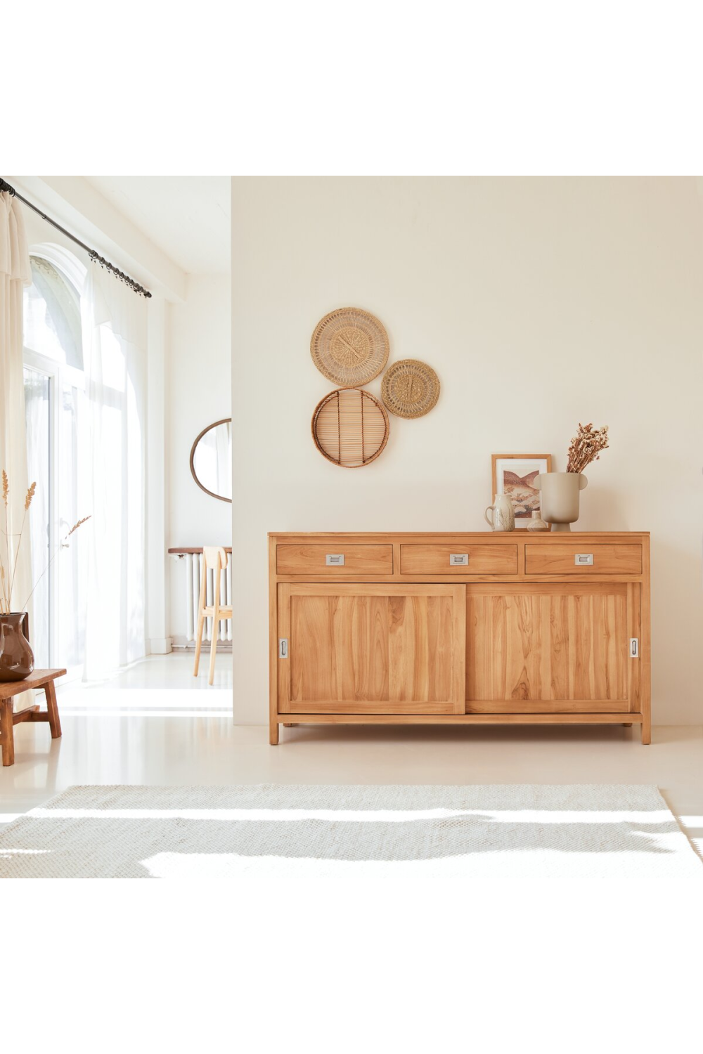 Teak Minimalist Sideboard | Tikamoon Coffee Tek | Woodfurniture.com