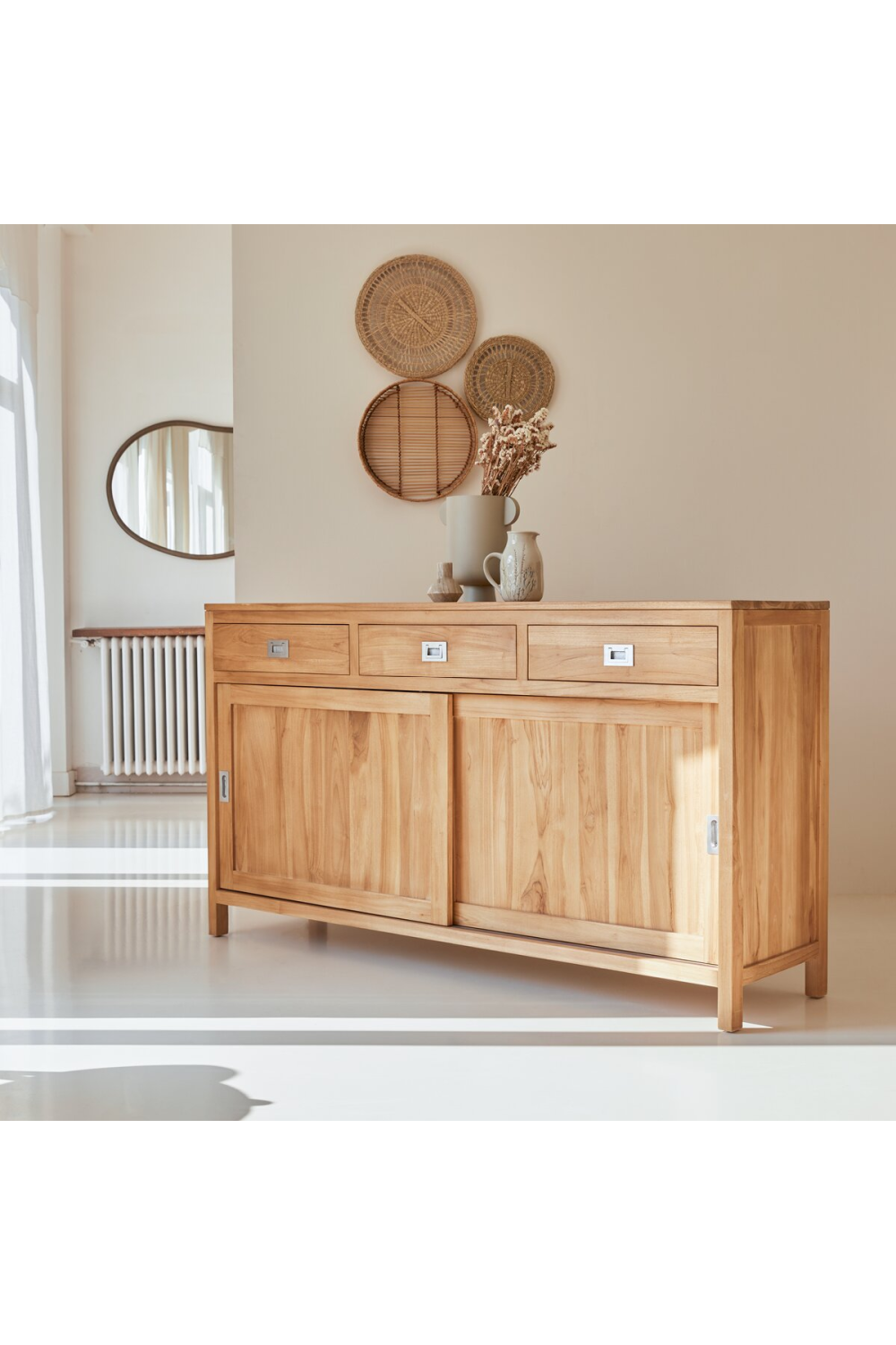 Teak Minimalist Sideboard | Tikamoon Coffee Tek | Woodfurniture.com