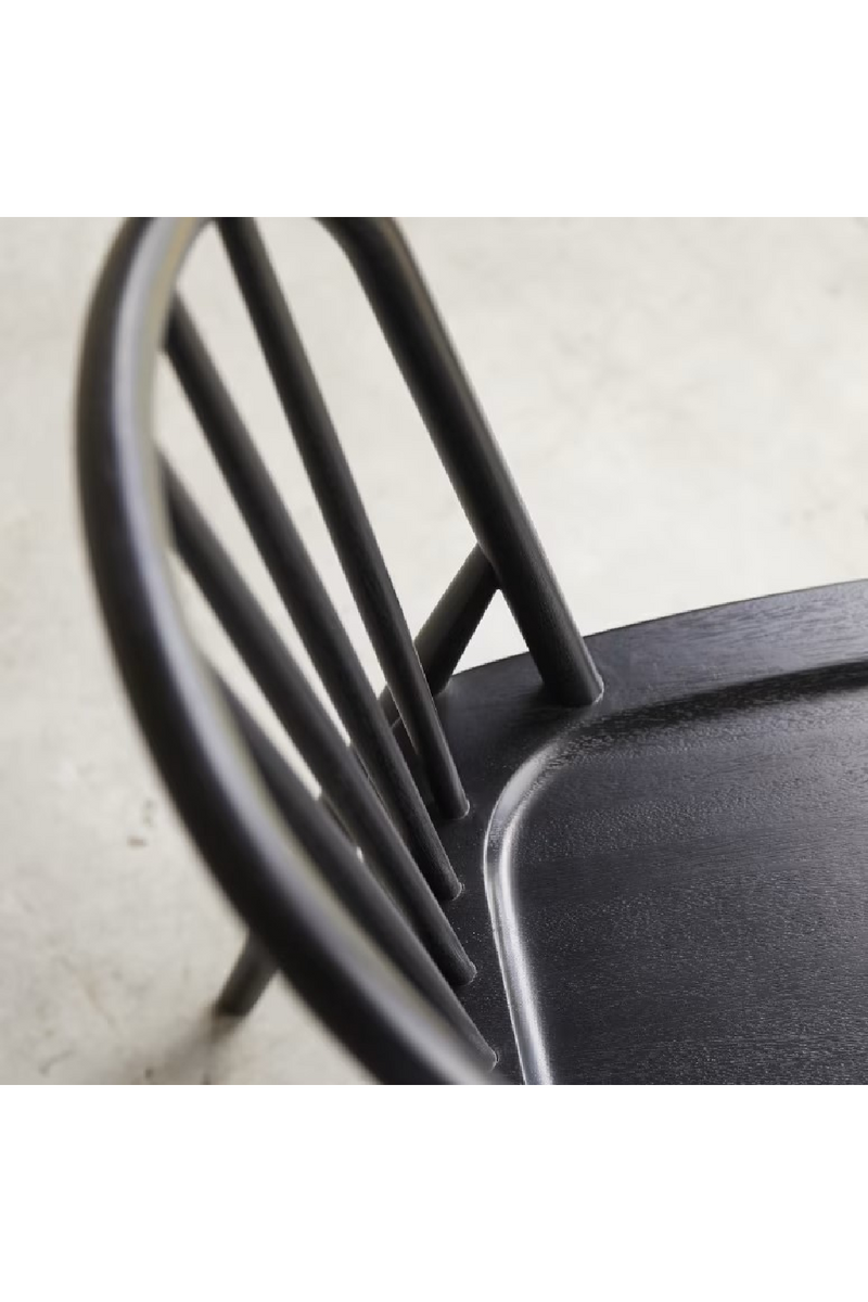 Black Acacia Dining Chair Set (2) | Tikamoon Leonor | Woodfurniture.com