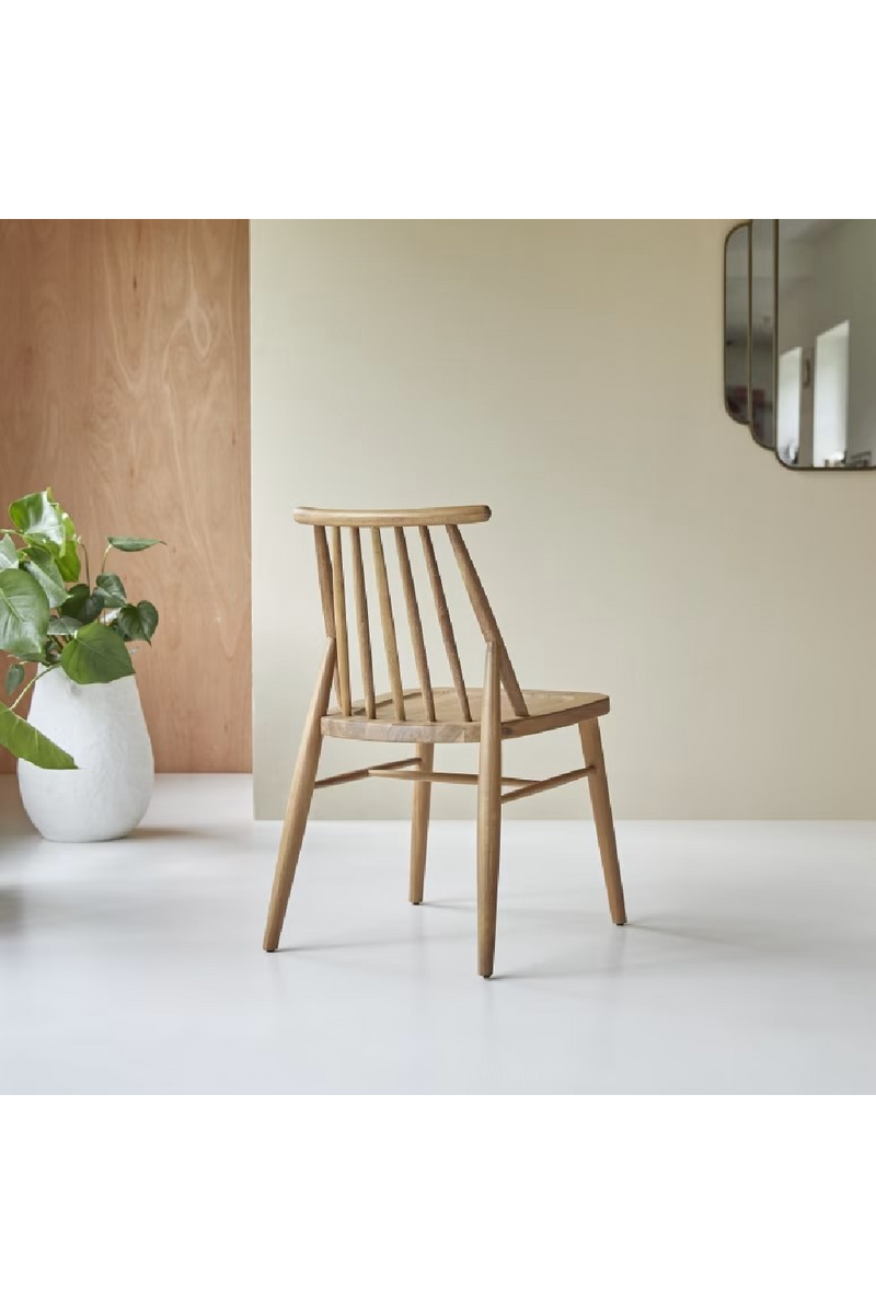 Solid Acacia Dining Chair Set (2) | Tikamoon Léa  | Woodfurniture.com