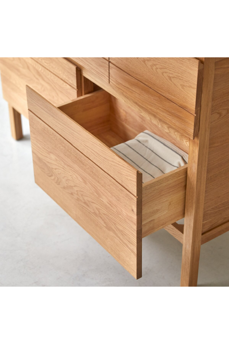 Oak and Ceramic Modern Vanity Unit | Tikamoon Easy | Woodfurniture.com
