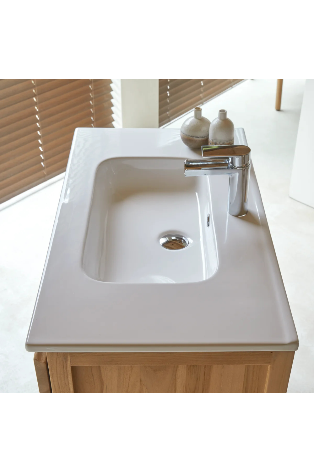 Ceramic Sink Bathroom Cabinet | Tikamoon Edgar | Woodfurniture.com