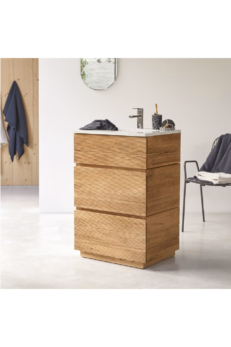 Scandinavian Terrazzo Vanity Unit | Tikamoon Karl | Woodfurniture.com