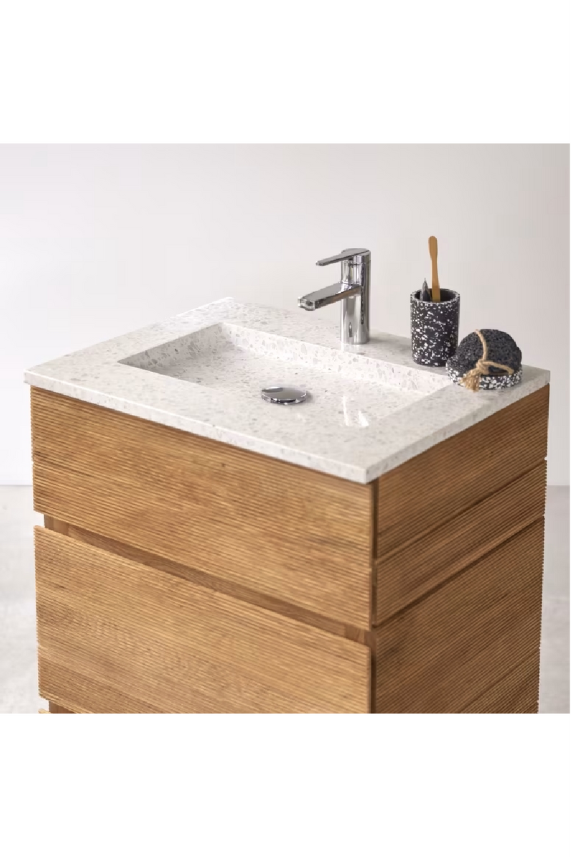 Scandinavian Terrazzo Vanity Unit | Tikamoon Karl | Woodfurniture.com