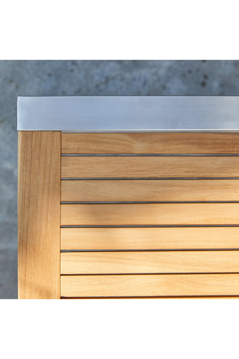 Outdoor Table and Bench (2) | Tikamoon Arno | Woodfurniture.com