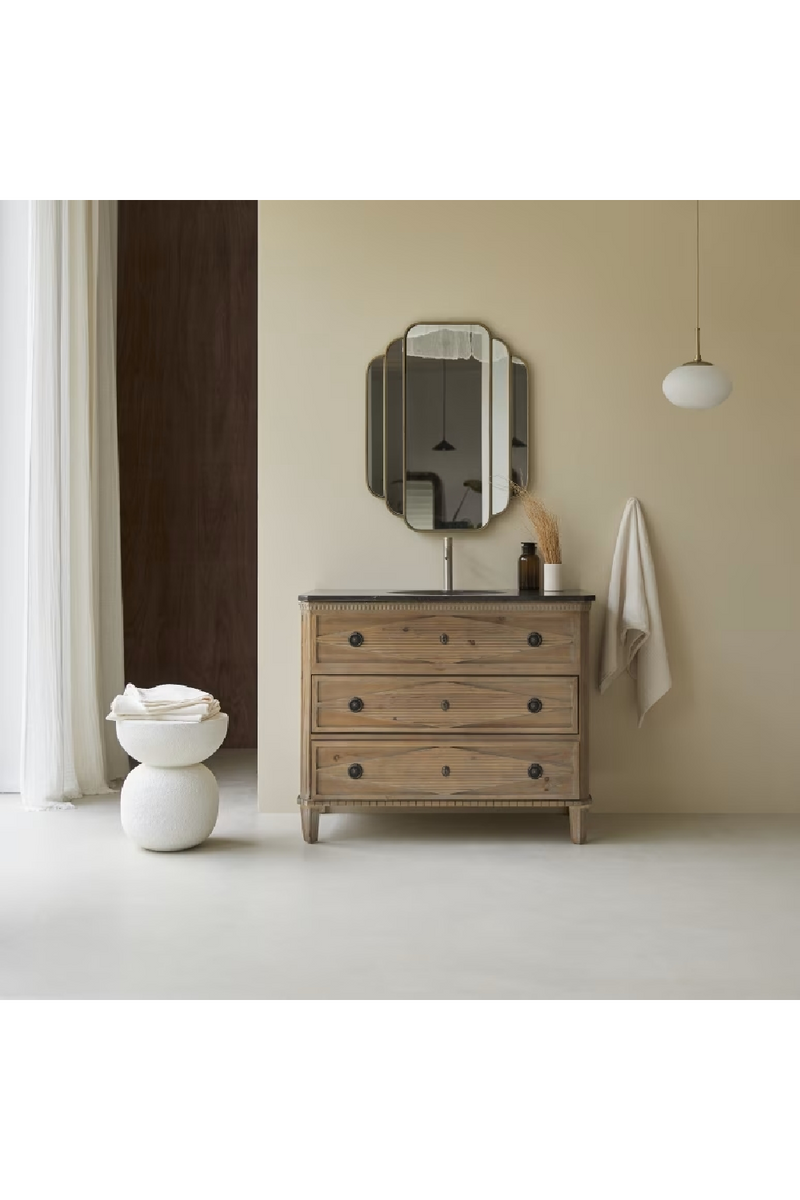 Pine Modern Classic Vanity Unit | Tikamoon Emily | Woodfurniture.com