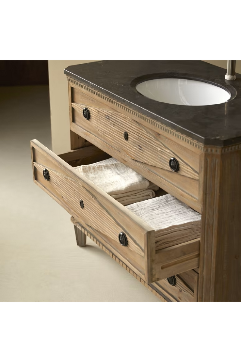 Pine Modern Classic Vanity Unit | Tikamoon Emily | Woodfurniture.com