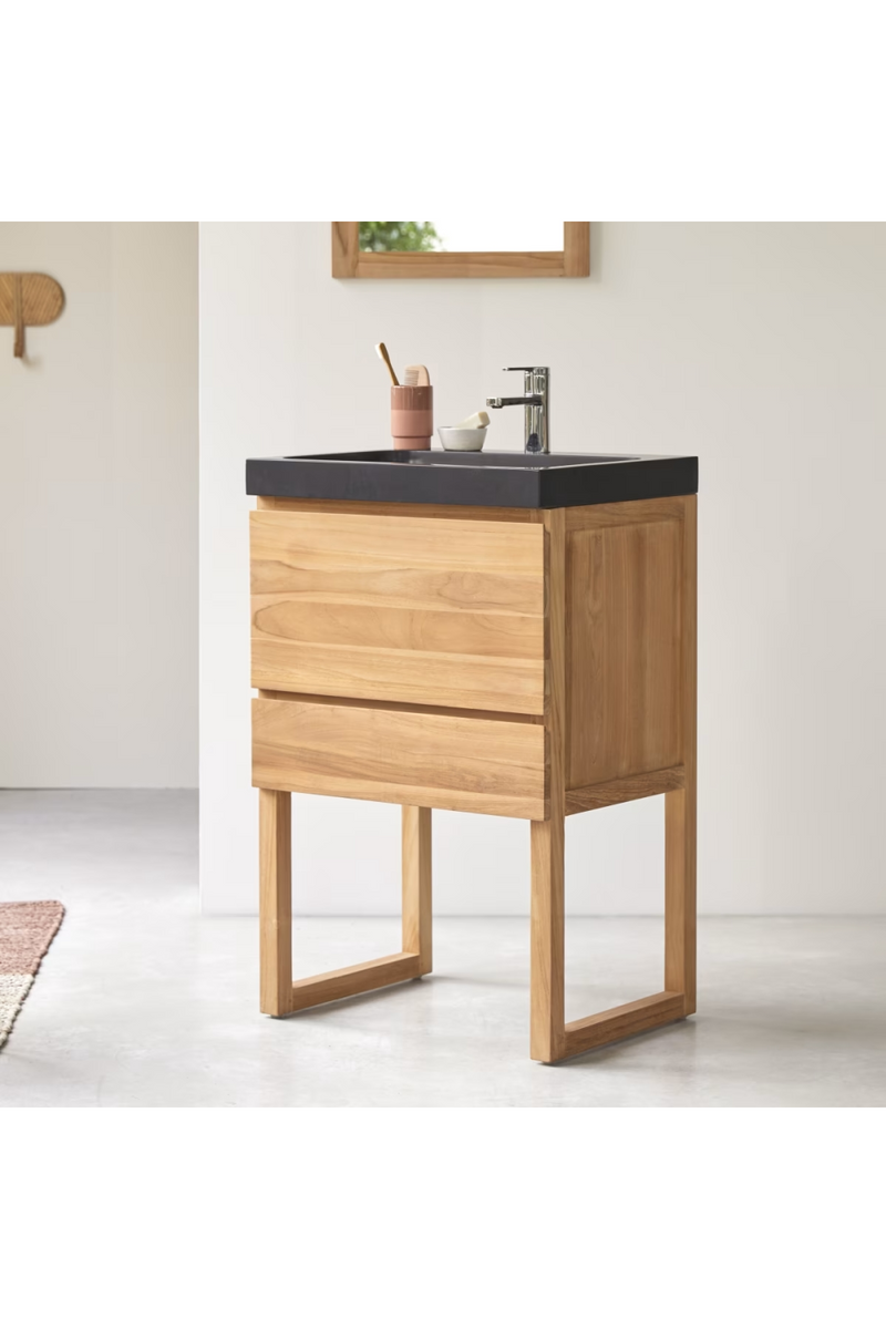 Lava Stone Vanity Unit | Tikamoon Edgar | Woodfurniture.com