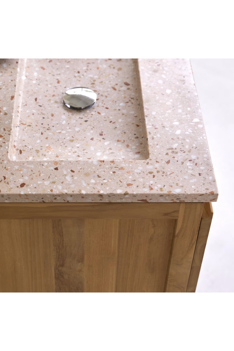 Pink Terrazzo Vanity Unit | Tikamoon Edgar | Woodfurniture.com