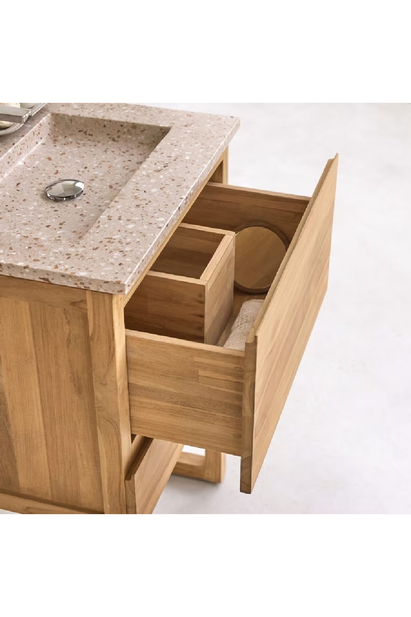 Pink Terrazzo Vanity Unit | Tikamoon Edgar | Woodfurniture.com