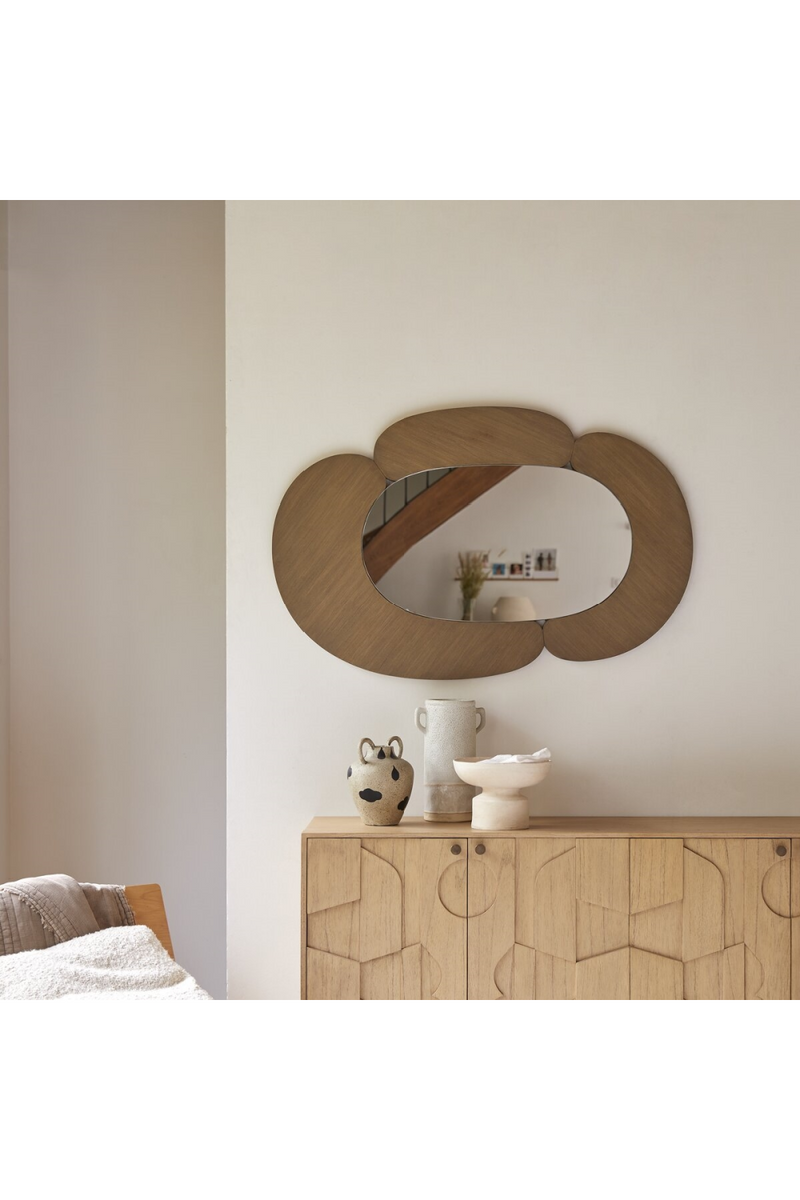 Mindi Bohemian Oval Mirror | Tikamoon Eda | Woodfurniture.com