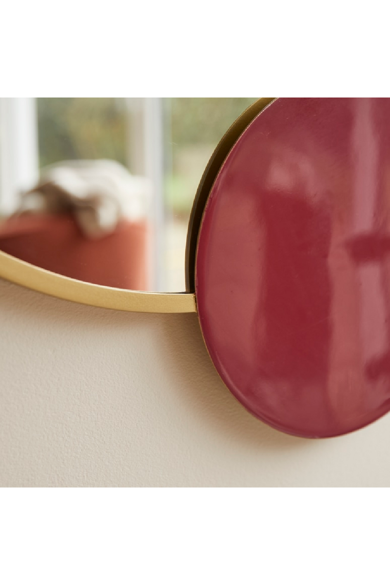 Steel Framed Round Mirror | Tikamoon Tom | Woodfurniture.com