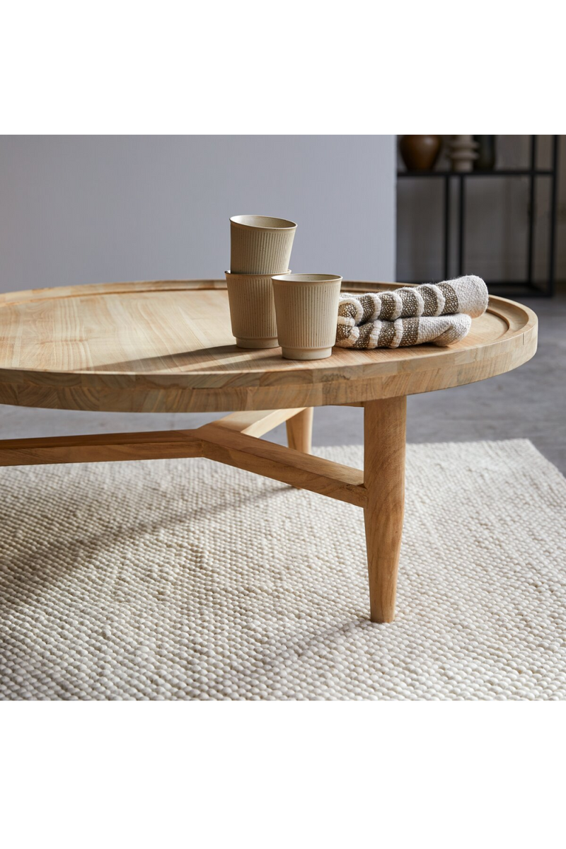 Solid Teak Coffee Table | Tikamoon Milla | Woodfurniture.com