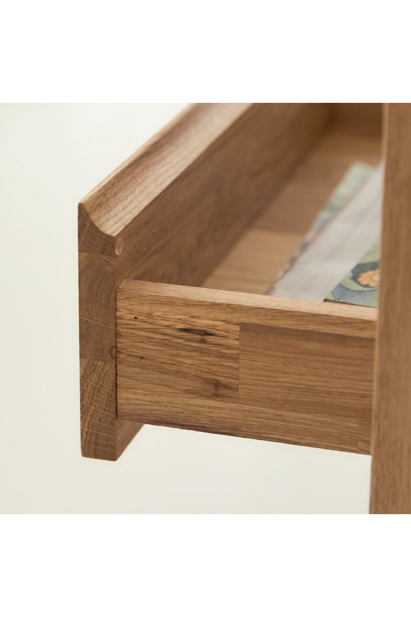 Solid Oak Farmhouse Desk | Tikamoon Eden | Woodfurniture.com
