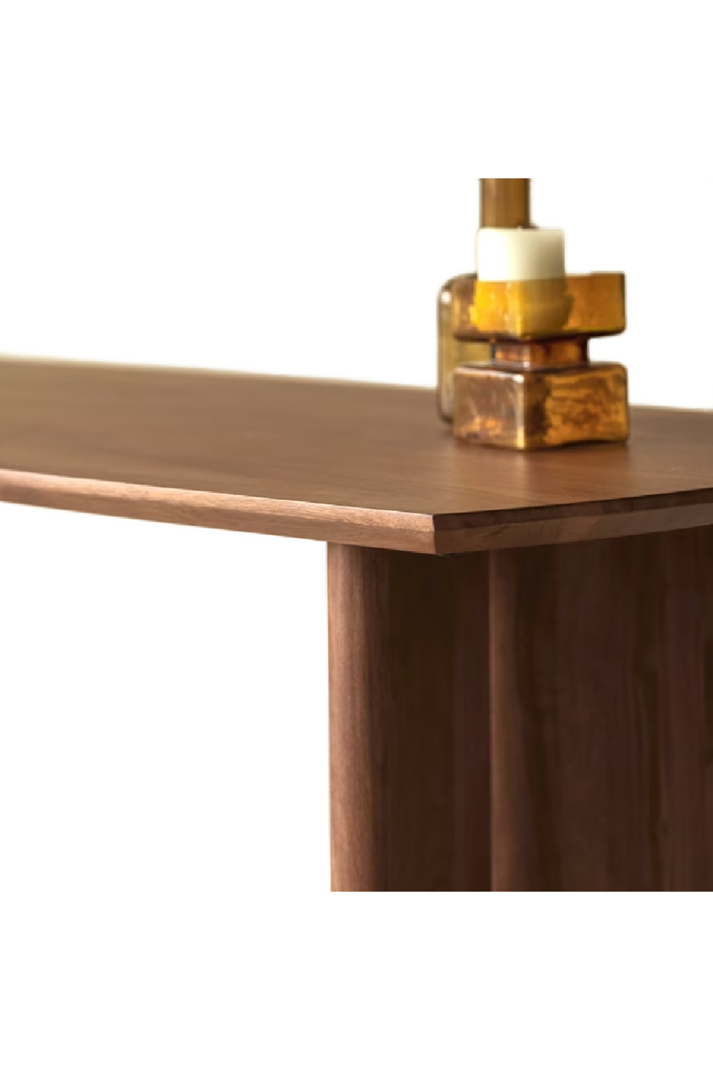 Varnished Acacia Console Table | Tikamoon Suzanne | Woodfurniture.com