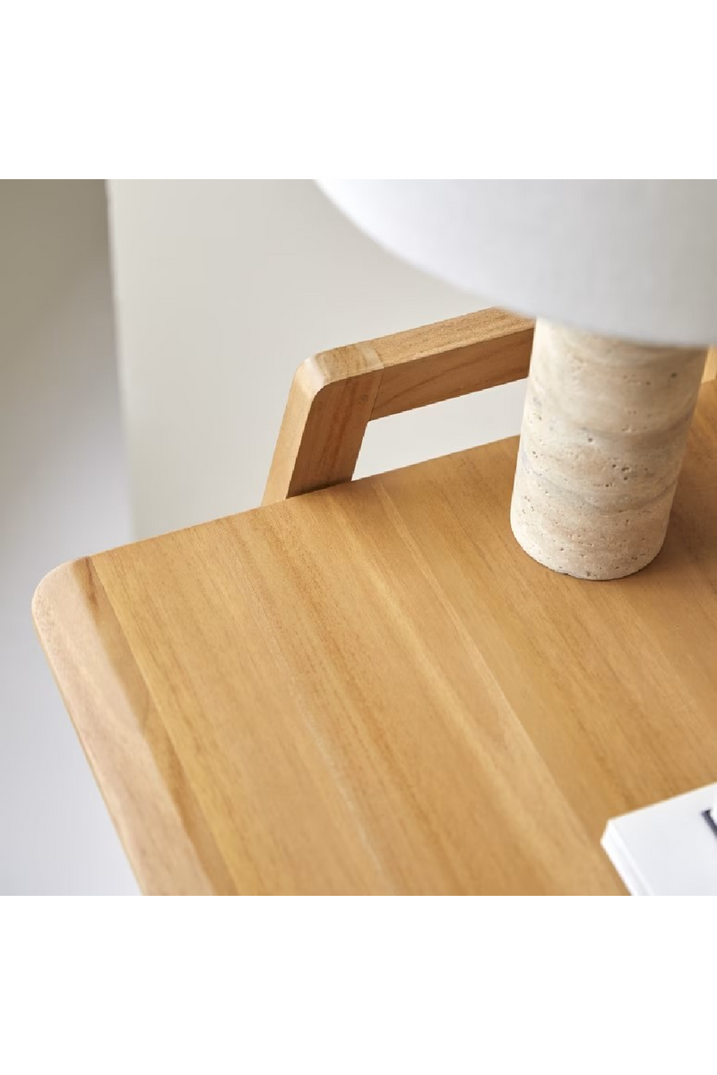 Solid Teak Folding Desk | Tikamoon Philip | Woodfurniture.com