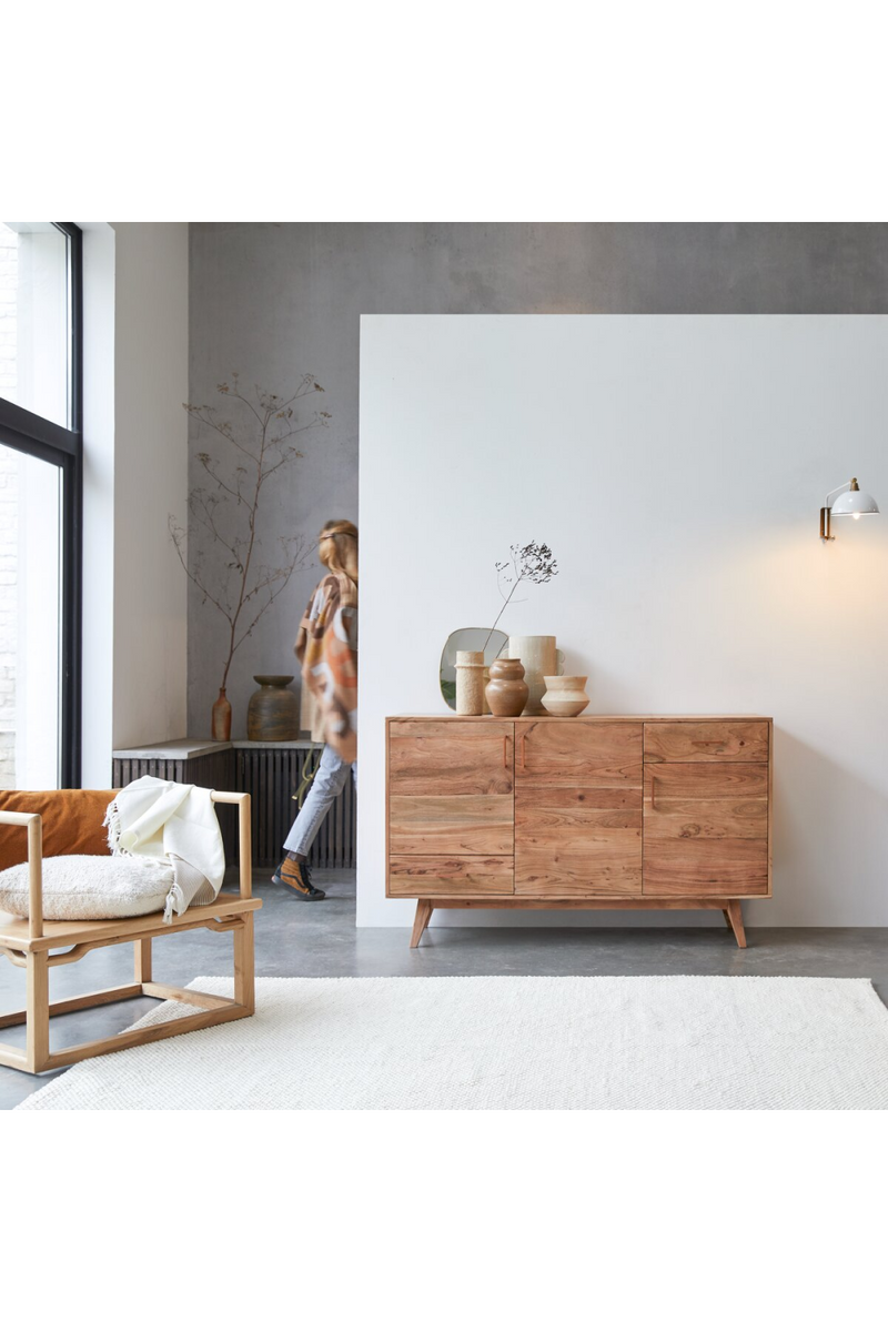 Solid Acacia Modern Sideboard | Tikamoon Oslo | Woodfurniture.com