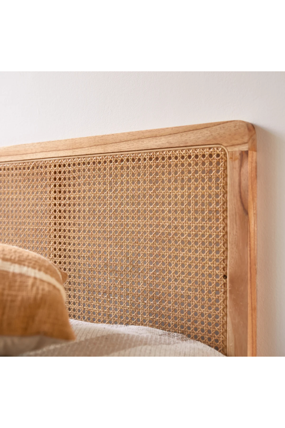 Rattan Canework Single Headboard | Tikamoon Adele | Woodfurniture.com