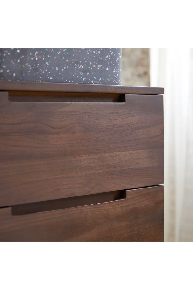 Contemporary Teak Vanity Unit | Tikamoon Romeo | Woodfurniture.com