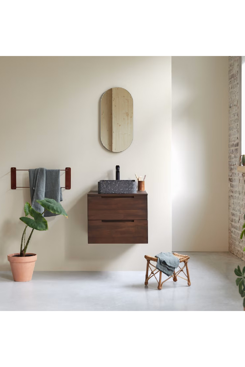 Contemporary Teak Vanity Unit | Tikamoon Romeo | Woodfurniture.com