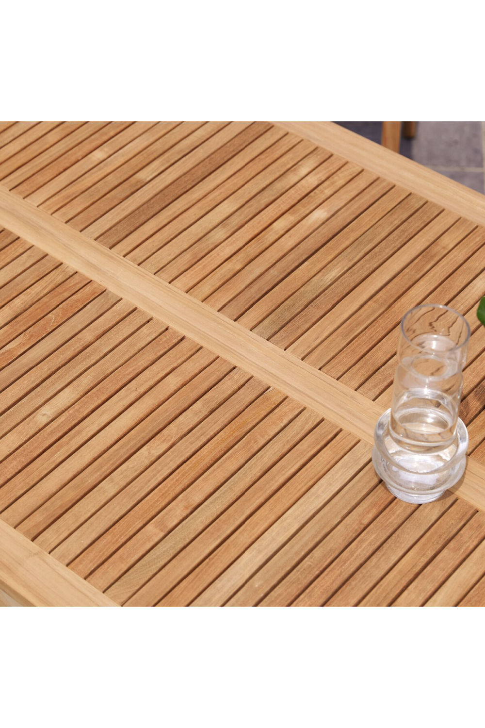 Solid Teak Outdoor Table | Tikamoon Teo | Woodfurniture.com