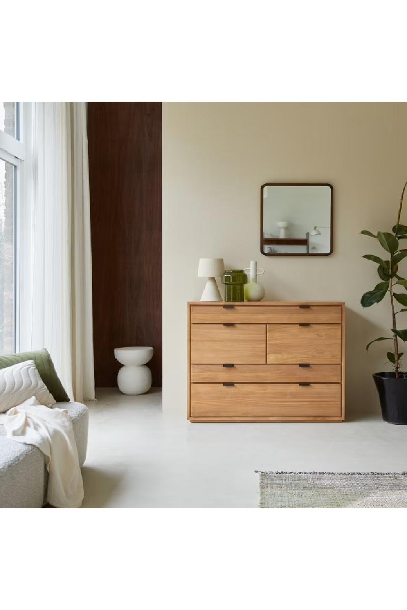 Solid Teak Chest of Drawers | Tikamoon Senson | Woodfurniture.com