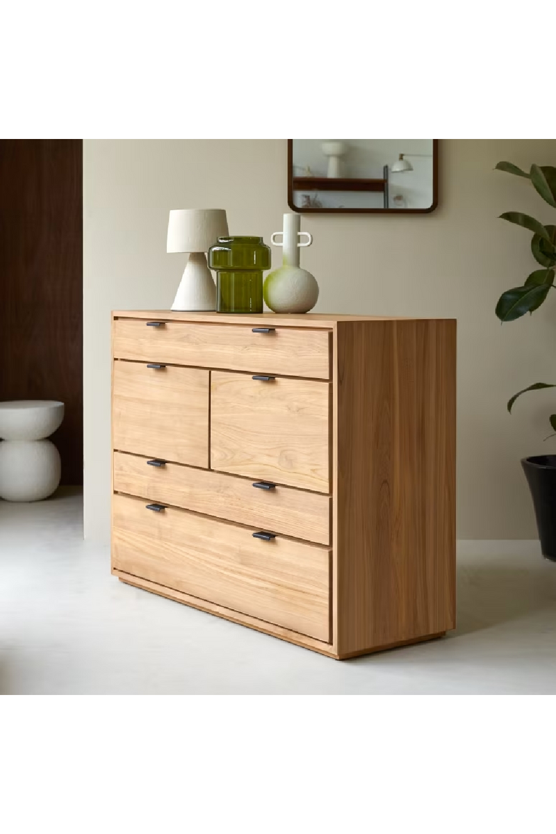 Solid Teak Chest of Drawers | Tikamoon Senson | Woodfurniture.com