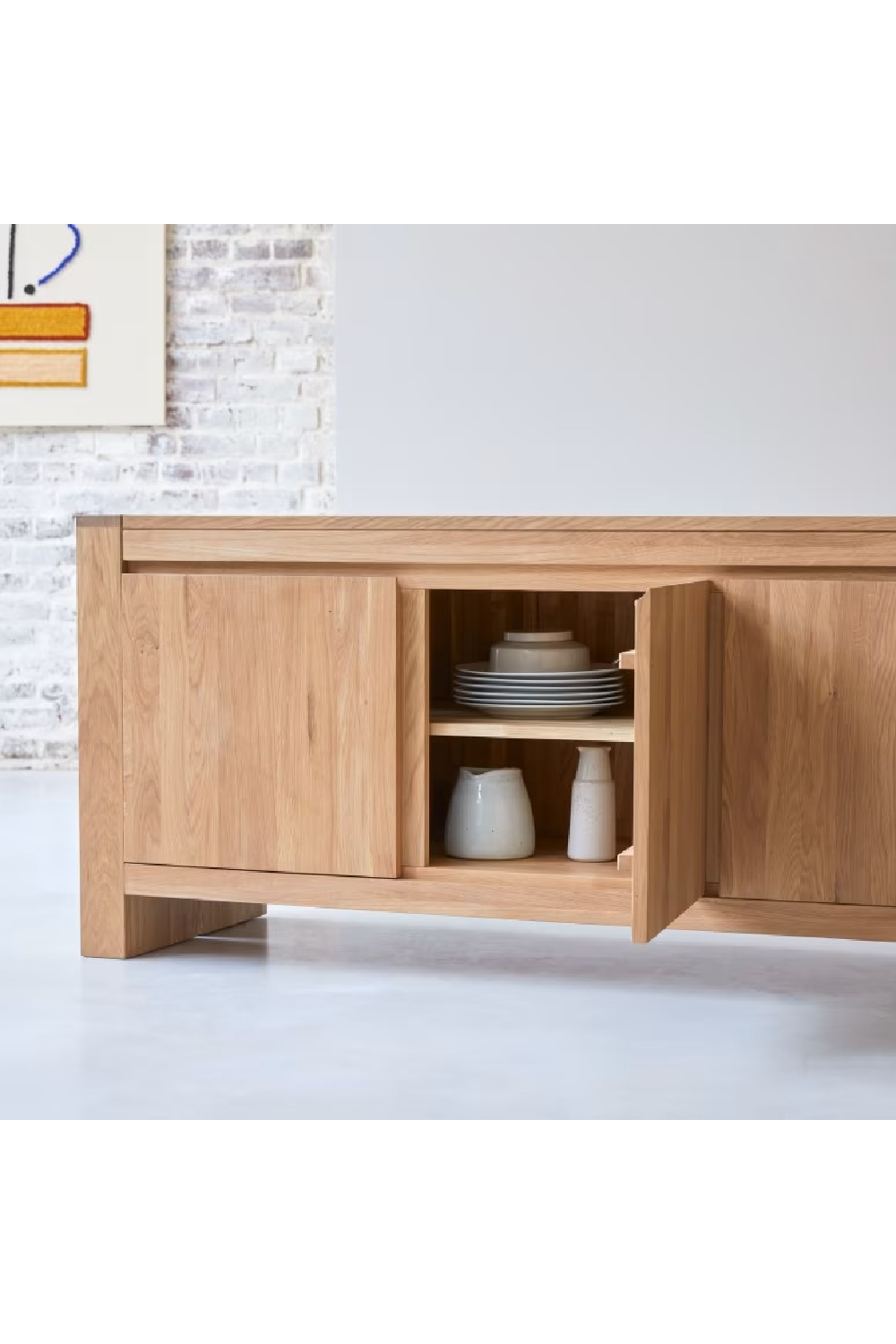 Natural Oak Sideboard | Tikamoon Eden | Woodfurniture.com