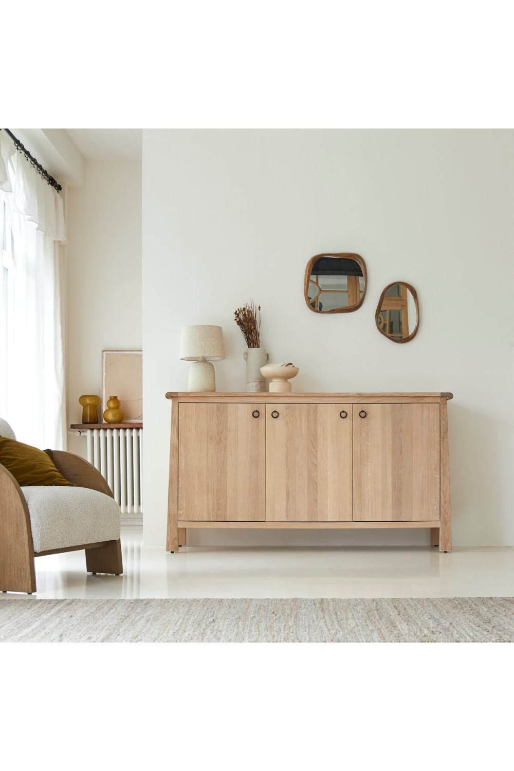 Oiled Oak Sideboard | Tikamoon Volute | Woodfurniture.com