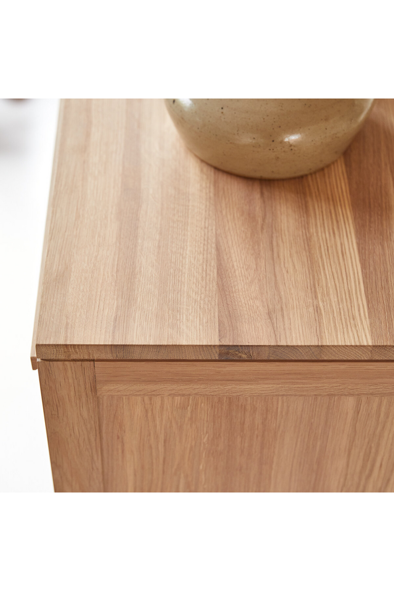 Oiled Oak Minimalist Sideboard | Tikamoon Luce | Woodfurniture.com