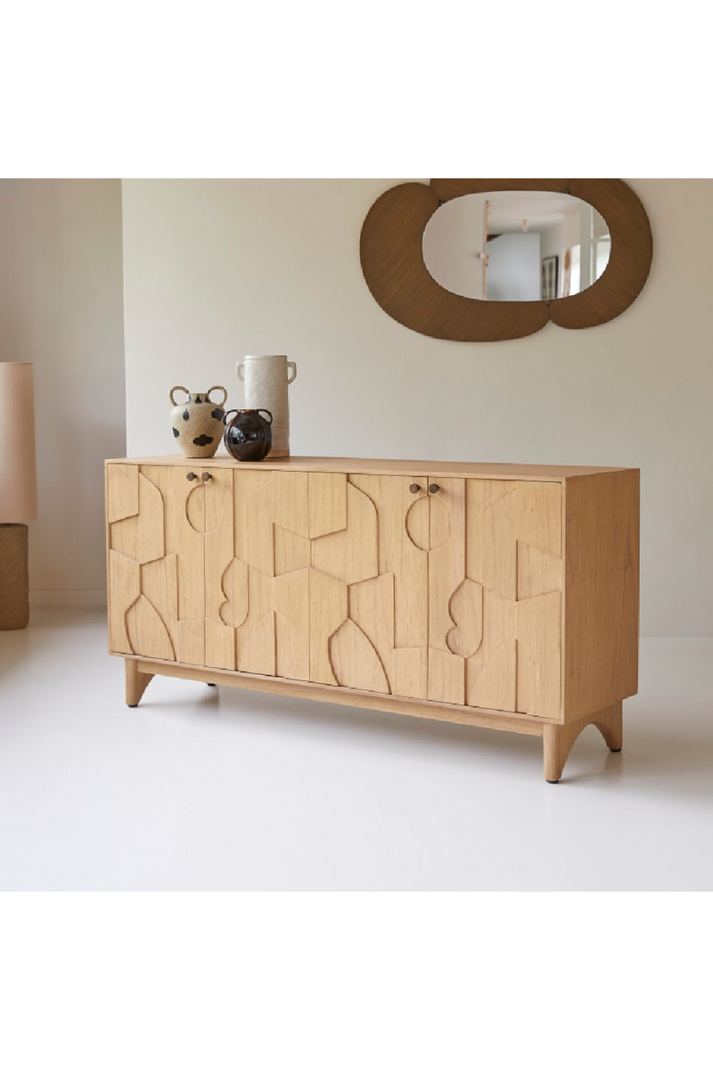 Carved Mindi Sideboard | Tikamoon Otho | Woodfurniture.com