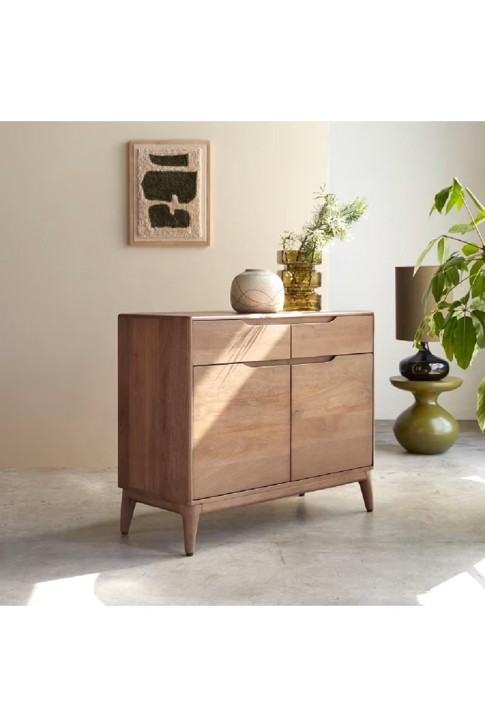 Solid Mango Wood Sideboard | Tikamoon Gabrielle | Woodfurniture.com