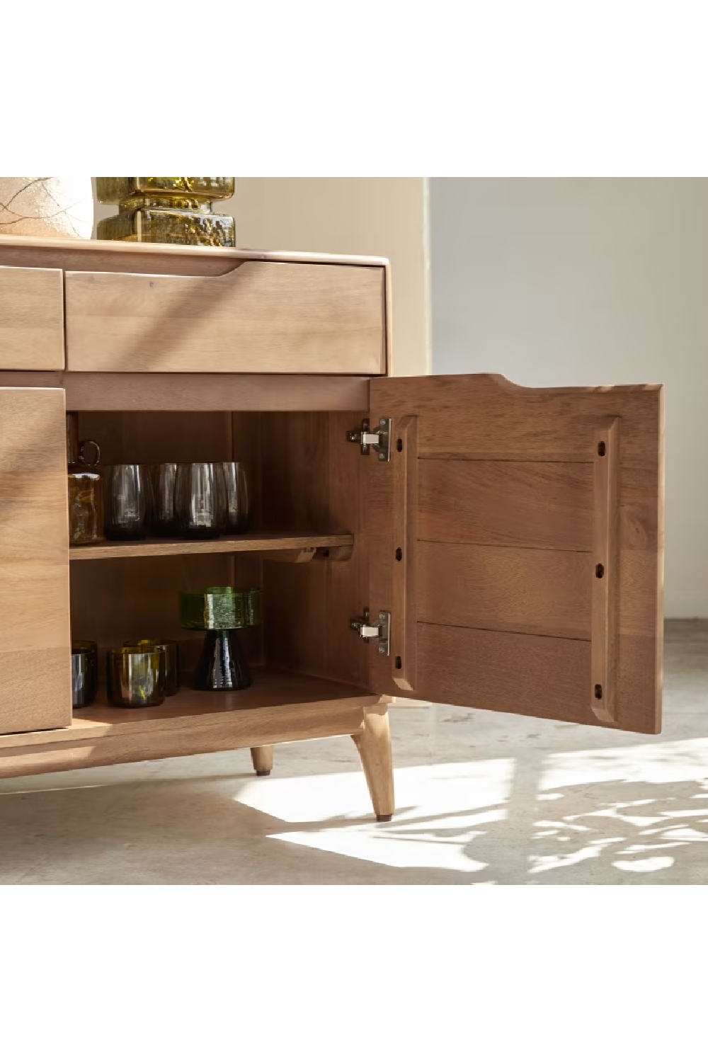 Solid Mango Wood Sideboard | Tikamoon Gabrielle | Woodfurniture.com