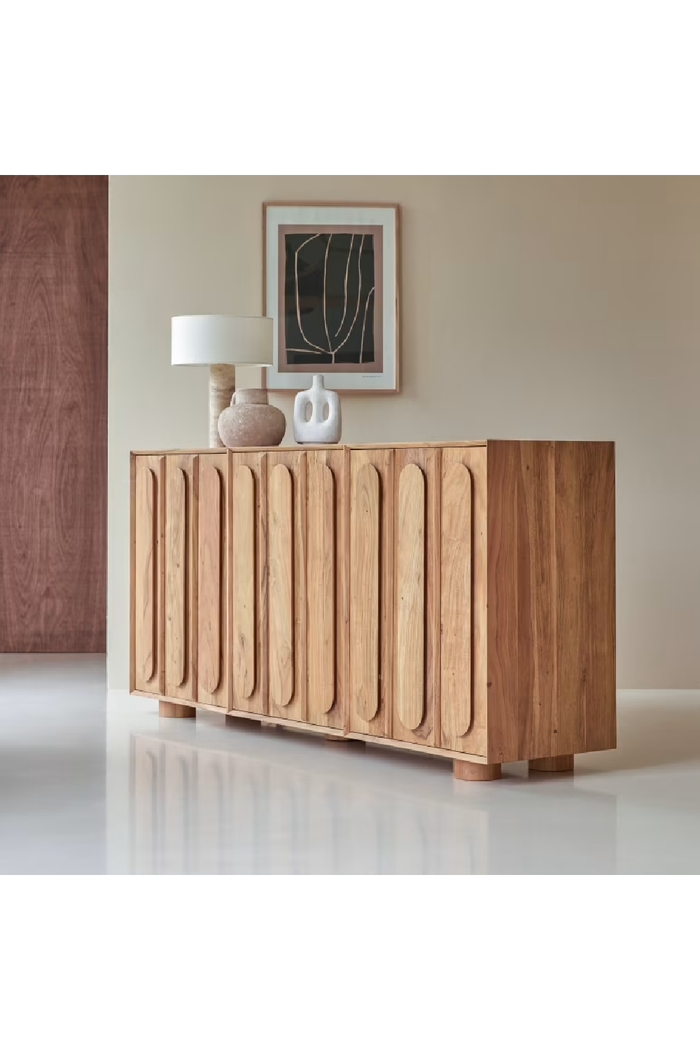 Solid Acacia Sideboard | Tikamoon Olga | Woodfurniture.com