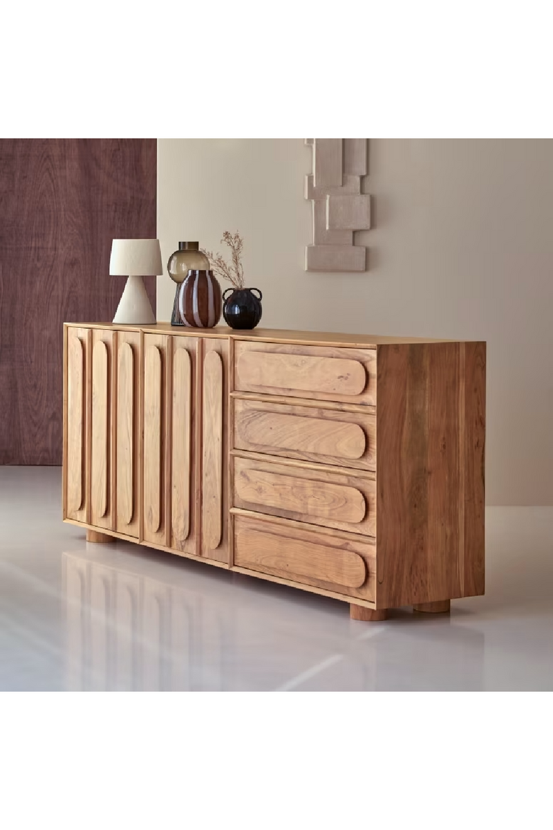 Solid Acacia Sideboard | Tikamoon Olga | Woodfurniture.com