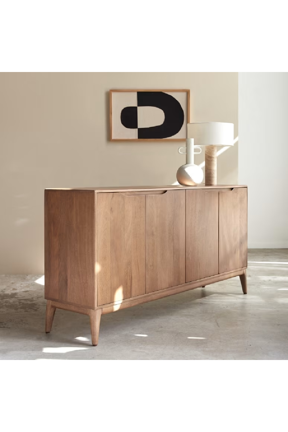 Solid Mango Wood Sideboard | Tikamoon Gabrielle | Woodfurniture.com