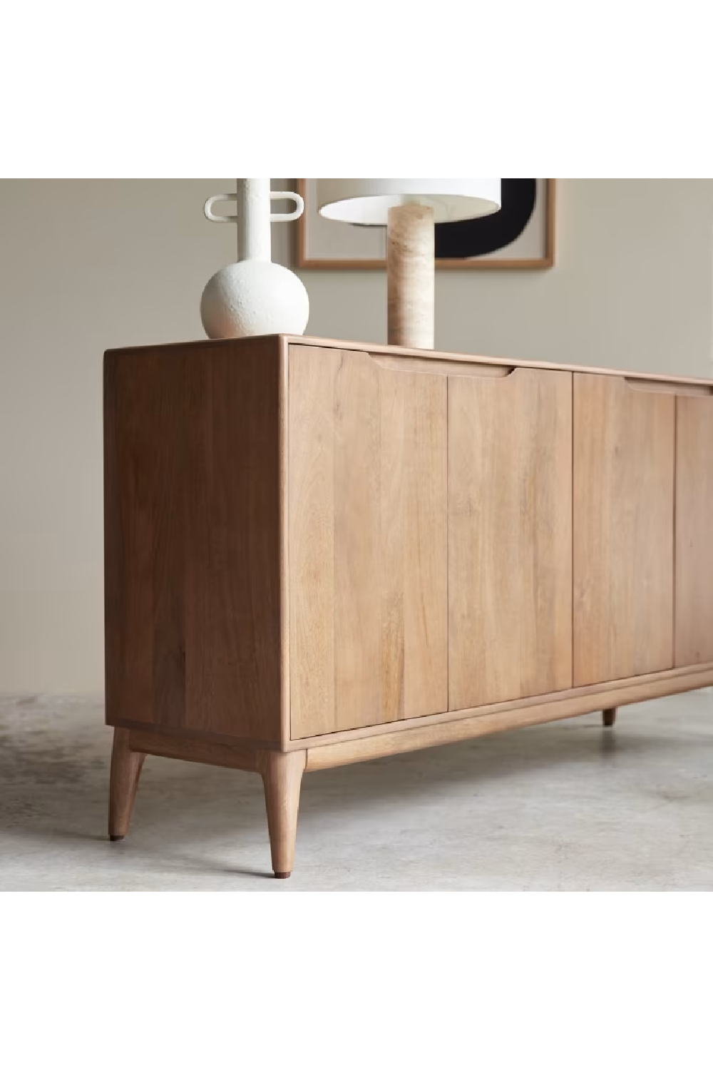 Solid Mango Wood Sideboard | Tikamoon Gabrielle | Woodfurniture.com