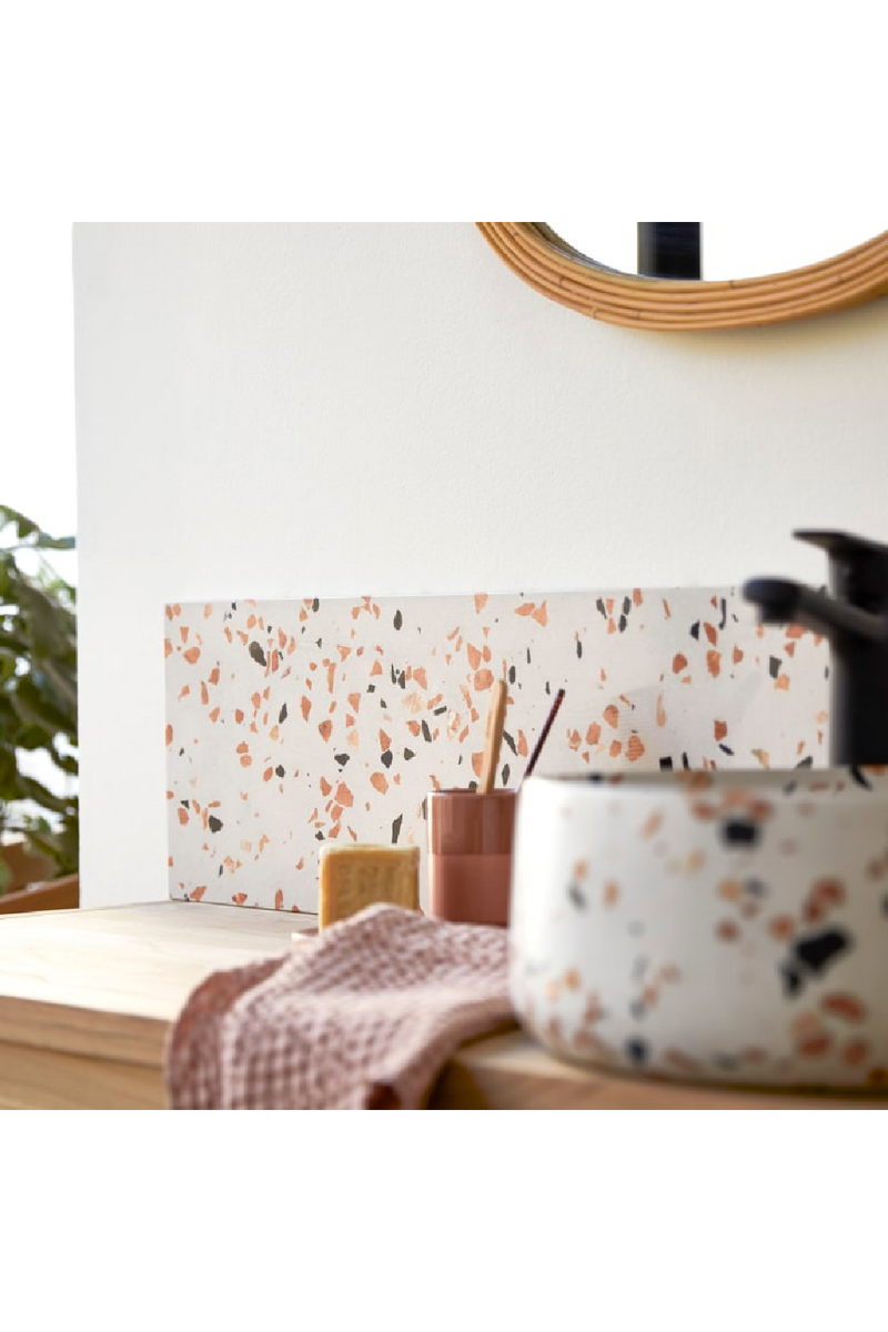 Brown Terrazzo Splashback | Tikamoon Ava | Woodfurniture.com