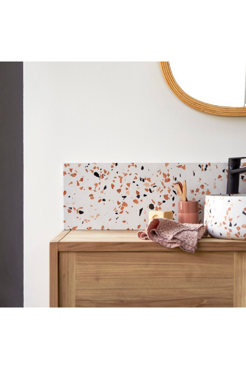 Brown Terrazzo Splashback | Tikamoon Ava | Woodfurniture.com