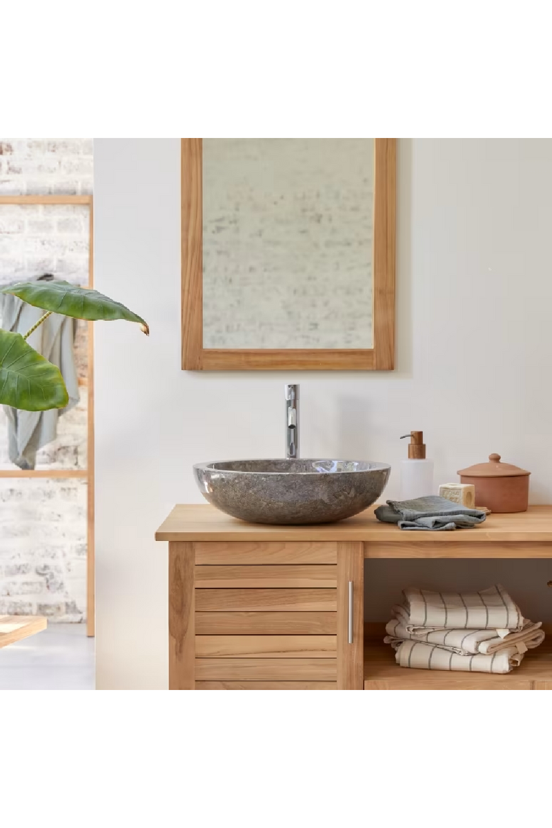 Marble Bathroom Sink | Tikamoon Calypso  | Woodfurniture.com