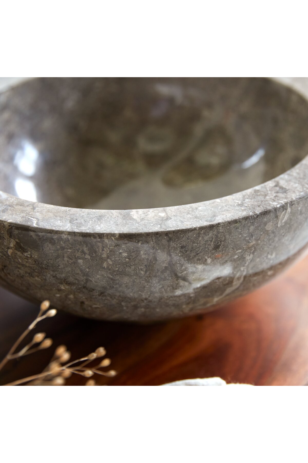 Gray Marble Bathroom Sink | Tikamoon Bahya | Woodfurniture.com