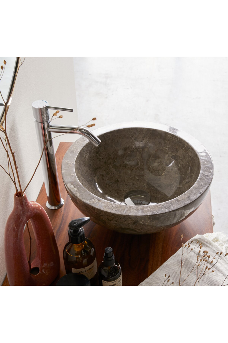 Marble Modern Bathroom Sink | Tikamoon Bahya | Woodfurniture.com