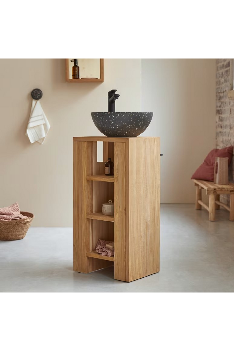 Teak Wood Vanity Unit | Tikamoon Stelle | Woodfurniture.com