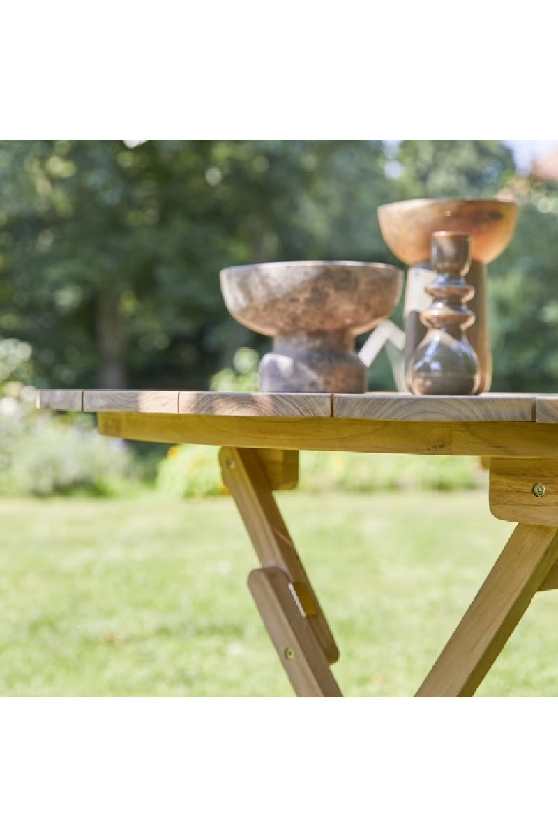 Solid Teak Outdoor Table | Tikamoon Andria | Woodfurniture.com