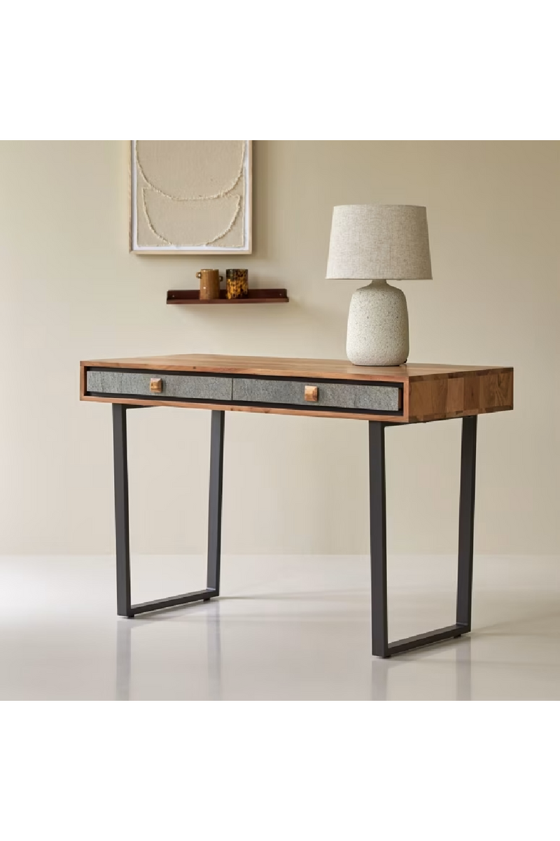 Acacia Contemporary Desk | Tikamoon Temis | Woodfurniture.com